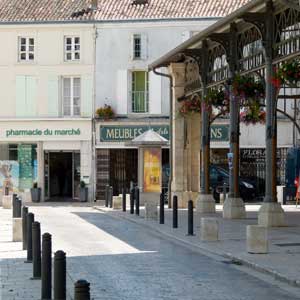 the town of Surgeres in France